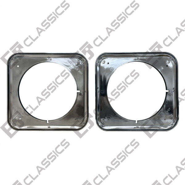 HEADLIGHT BEZEL 76-79 BLACK PAIR