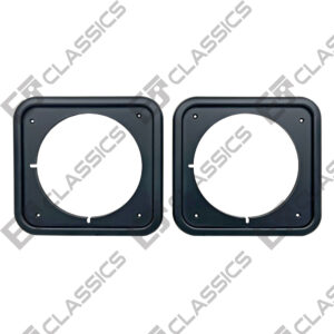 HEADLIGHT BEZEL 76-79 BLACK PAIR