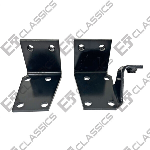 COWL PANEL TO WINDSHIELD FRAME BRACKET SET W/HARDWARES 1971-1980, back view